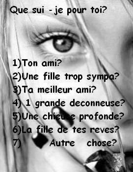 ***** repond franchement*****